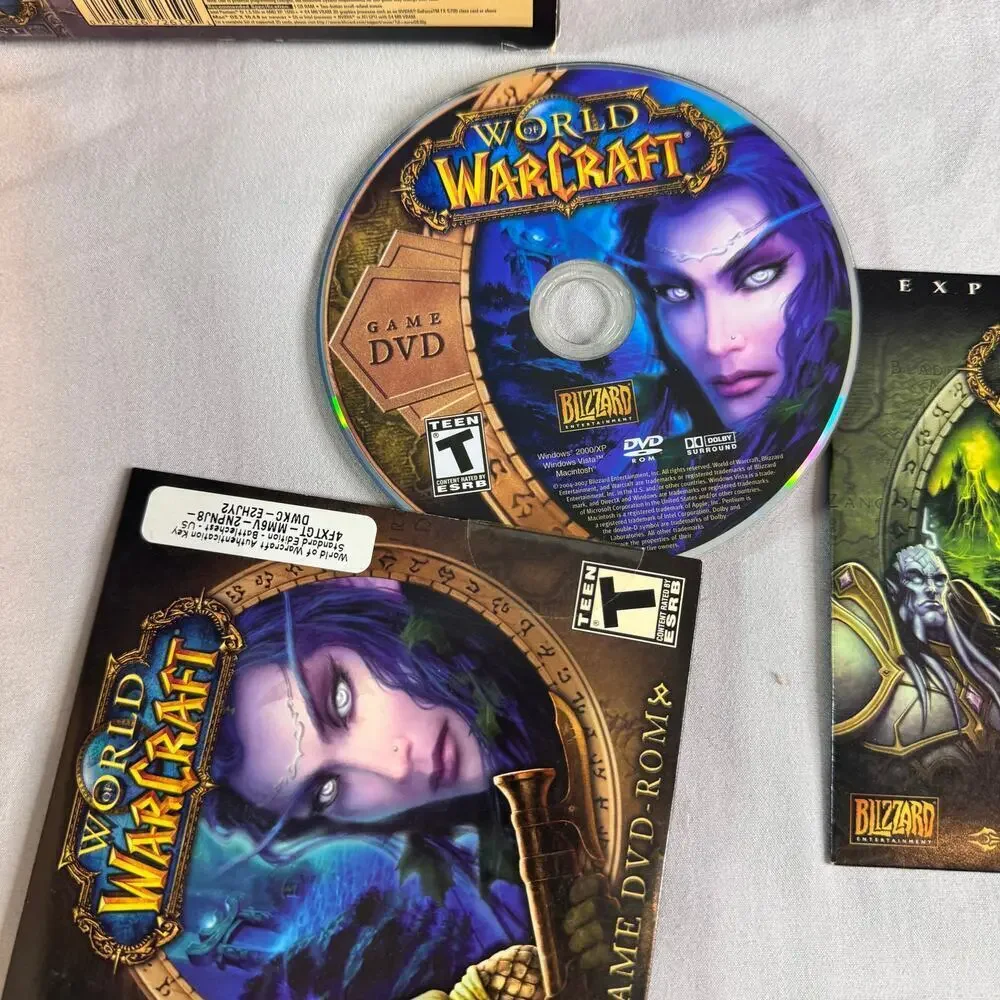 Blizzard World of Warcraft Battle Chest for Windows Mac DVD-Rom Software